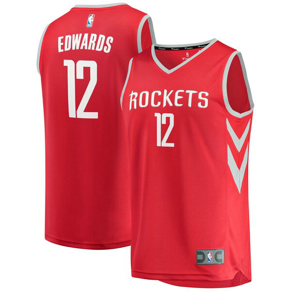 Maillot nba Houston Rockets Icon Edition Homme Vincent Edwards 12 Rouge